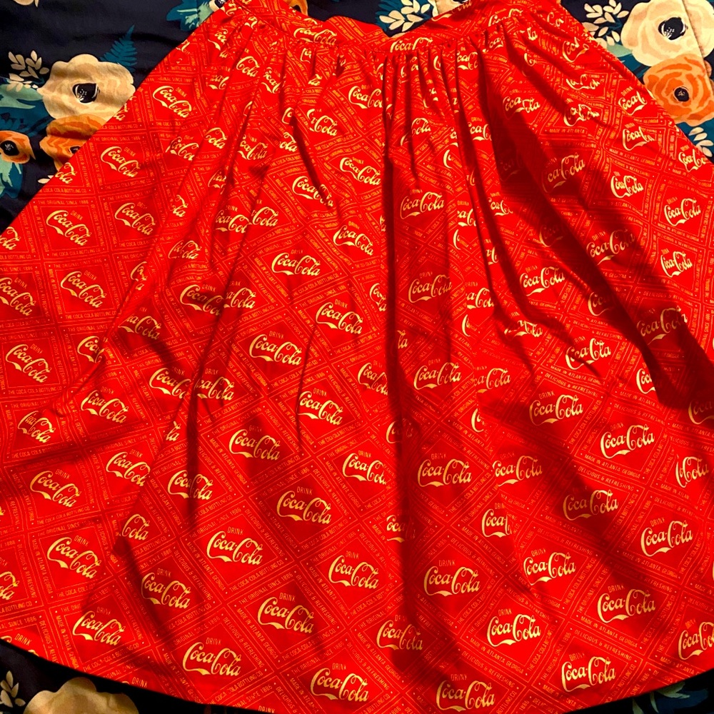Unique Vintage Coca Cola Retro Skirt